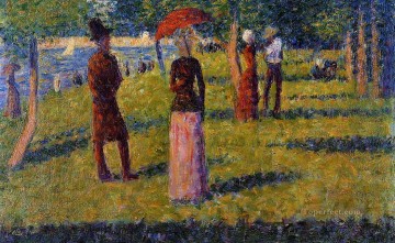 ジョルジュ・スーラ Painting - ロープ色のスカート 1884